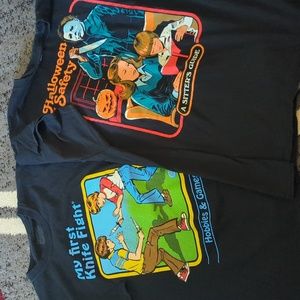 Two funny men's tees size 2XL